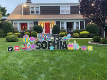 Load image into Gallery viewer, 'Alexa' Tie Dye Theme Happy Birthday & Social Media Theme