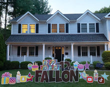 Load image into Gallery viewer, 'Alexa' Tie Dye Theme Happy Birthday & Social Media Theme