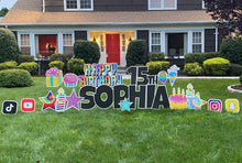 Load image into Gallery viewer, 'Alexa' Tie Dye Theme Happy Birthday & Social Media Theme