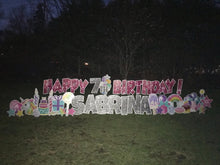 Load image into Gallery viewer, 'GiGi' Hot Pink Sequin Birthday Unicorn & Rainbow Theme