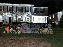 Load image into Gallery viewer, 'ZACK' Happy Birthday Sports with Sports Theme