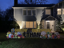Load image into Gallery viewer, 'ZACK' Happy Birthday Sports with Sports Theme