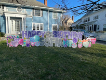 Load image into Gallery viewer, 'Sweet Spot' Purple Glitter Birthday Candy Theme