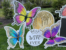 Load image into Gallery viewer, ‘Butterfly Dream' Gold Glitter Birthday Theme