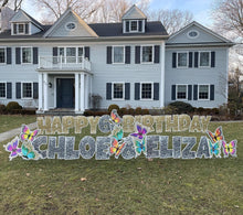 Load image into Gallery viewer, ‘Butterfly Dream' Gold Glitter Birthday Theme