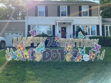 Load image into Gallery viewer, ‘Butterfly Dream' Gold Glitter Birthday Theme