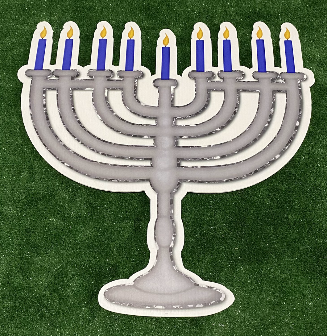 Silver Menorah Add On