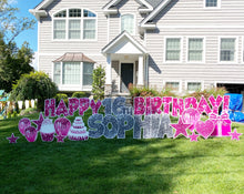 Load image into Gallery viewer, &#39;Sophia&#39; Hot Pink Glitter Birthday Theme
