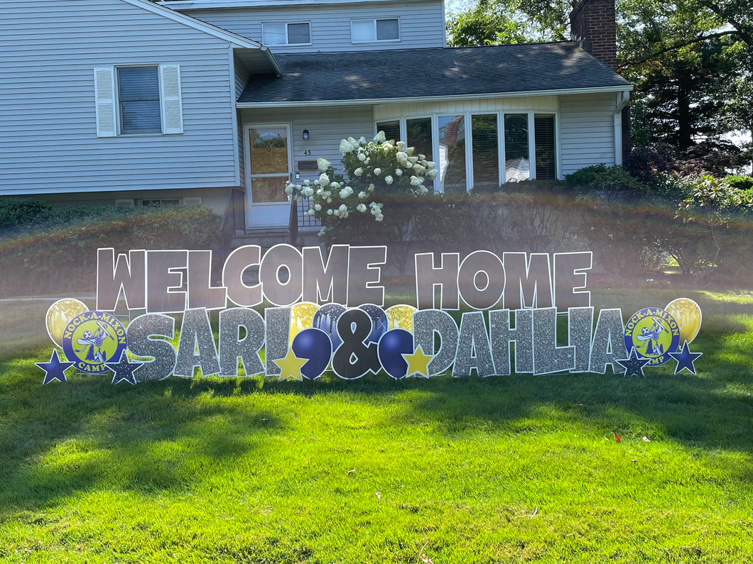 Welcome Home Theme - Yellow and Blue