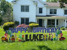 Load image into Gallery viewer, &#39;Lucas&#39; Royal Blue Primary Birthday Theme
