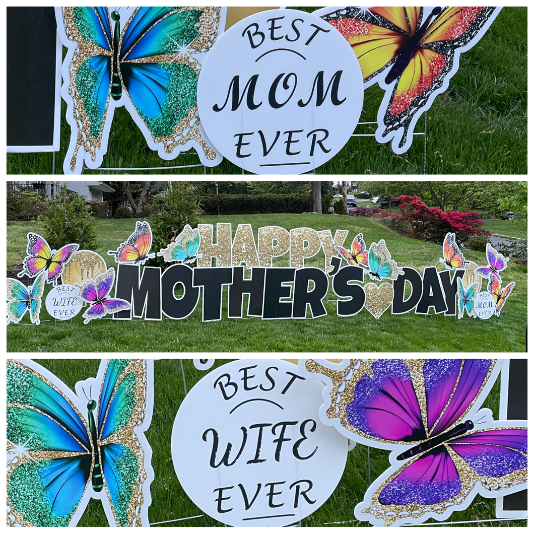 Happy Mother’s Day Butterfly Theme