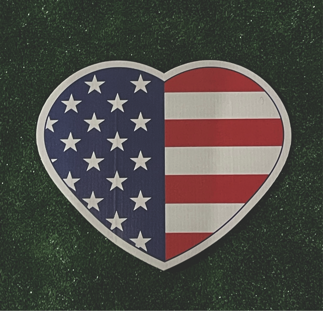 Flag Heart Add On